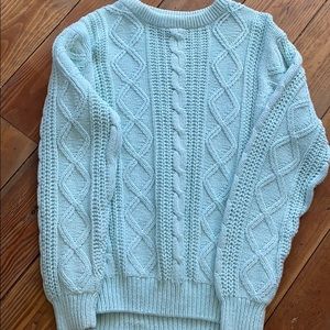 Mint green sweater!!